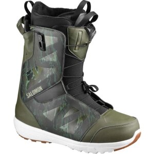 Ботинки для сноуборда SALOMON 2019-20 LAUNCH CAMO/OLV/BELUGA