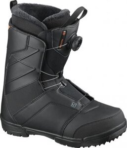 Ботинки для сноуборда SALOMON 2020-21 FACTION BOA BLACK/BLACK/RED/ORANGE