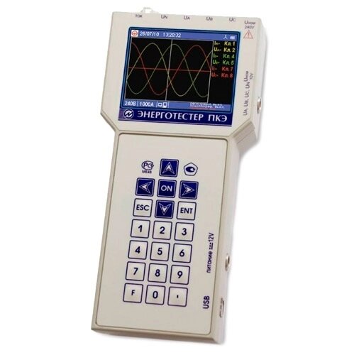 Анализаторы электроэнергии Марс-Энерго Энерготестер ПКЭ-А-А1 (10А+100А/1000А) Прибор для измерения и регистрации ПКЭ (С от компании ООО ТК «Олдис» - фото 1