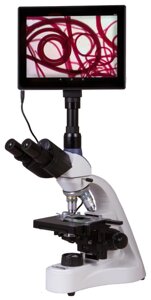 Биологические микроскопы LEVENHUK Микроскоп цифровой Levenhuk MED D10T LCD, тринокулярный