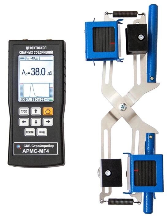 Дефектоскопы СТРОЙПРИБОР Дефектоскоп АРМС-МГ4 (с цветным дисплеем) от компании ООО ТК «Олдис» - фото 1