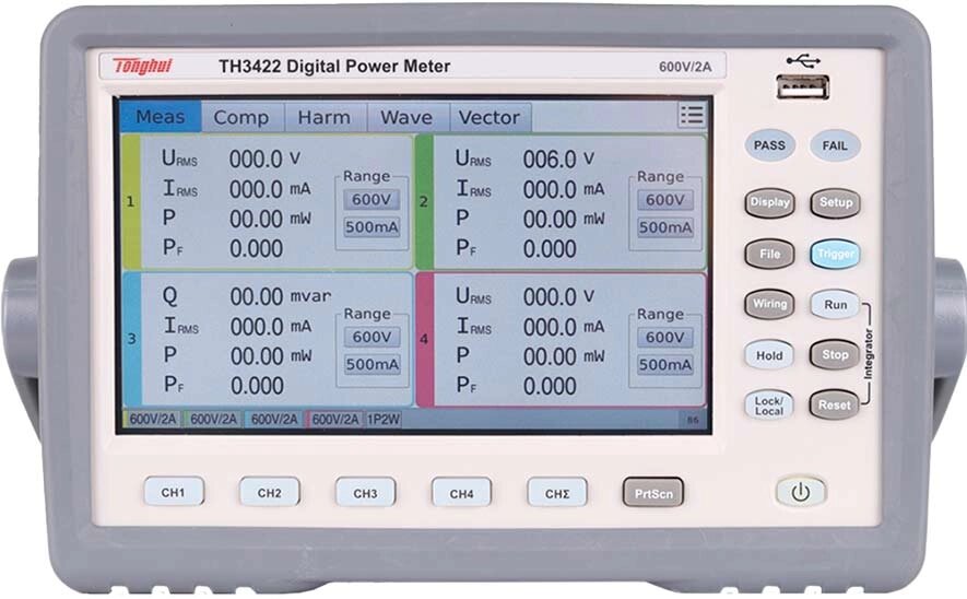 Измерители нелинейных искажений Techmize (Tonghui) TH3400 Измеритель мощности цифровой от компании ООО ТК «Олдис» - фото 1