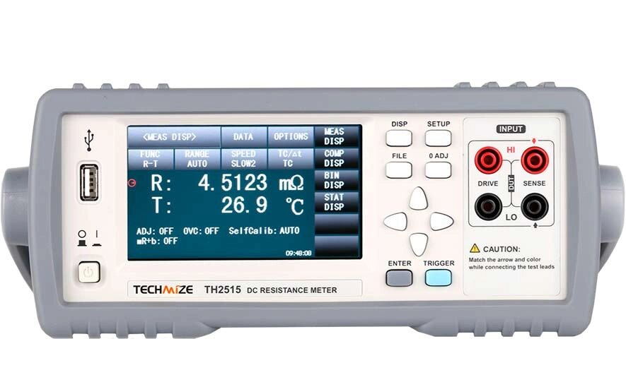 Измерители параметров электрических сетей Techmize (Tonghui) TH2515 Измеритель сопротивления от компании ООО ТК «Олдис» - фото 1