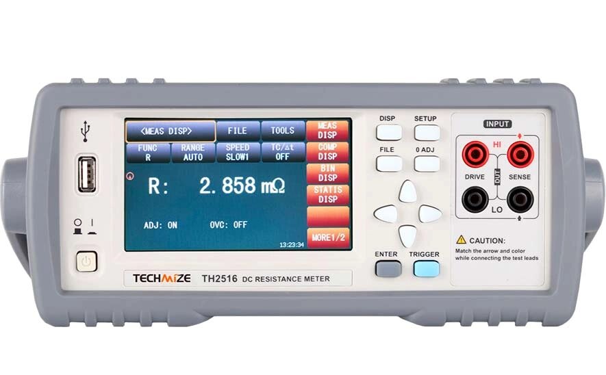 Измерители параметров электрических сетей Techmize (Tonghui) TH2516 Измеритель сопротивления от компании ООО ТК «Олдис» - фото 1