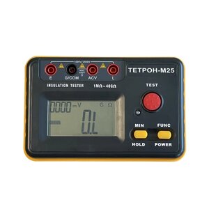 Измерители сопротивления электроизоляции (мегаомметры) Тетрон ТЕТРОН-М25 Мегаомметр цифровой 2500 Вольт 40 ГОм
