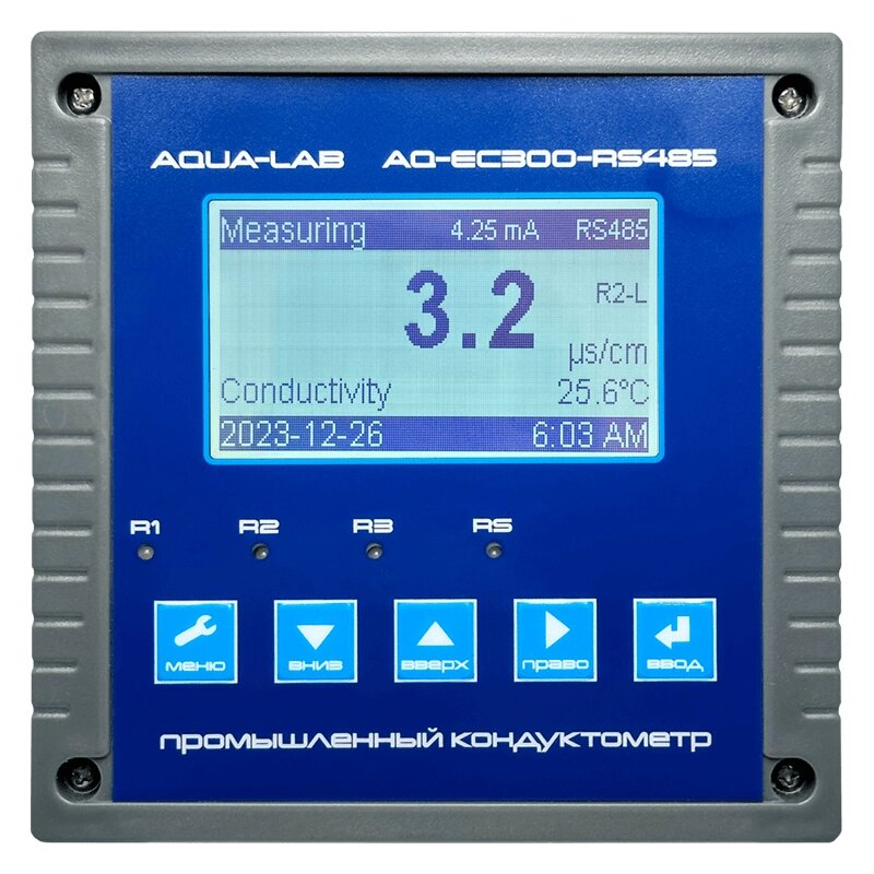 Кондуктометры AQUA-LAB AQ-EC300-RS485 промышленный кондуктометр контроллер измеритель электропроводности от компании ООО ТК «Олдис» - фото 1