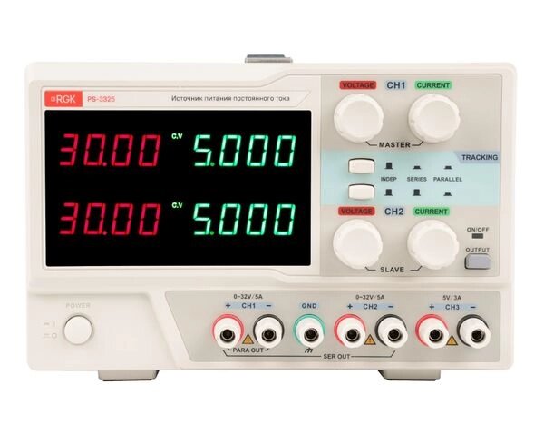 Лабораторные источники питания Источник питания RGK PS-3325 от компании ООО ТК «Олдис» - фото 1