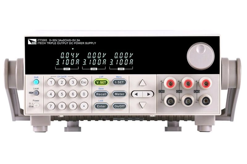 Лабораторные источники питания ITECH Программируемый источник питания постоянного тока с тремя выходами ITC73303 от компании ООО ТК «Олдис» - фото 1