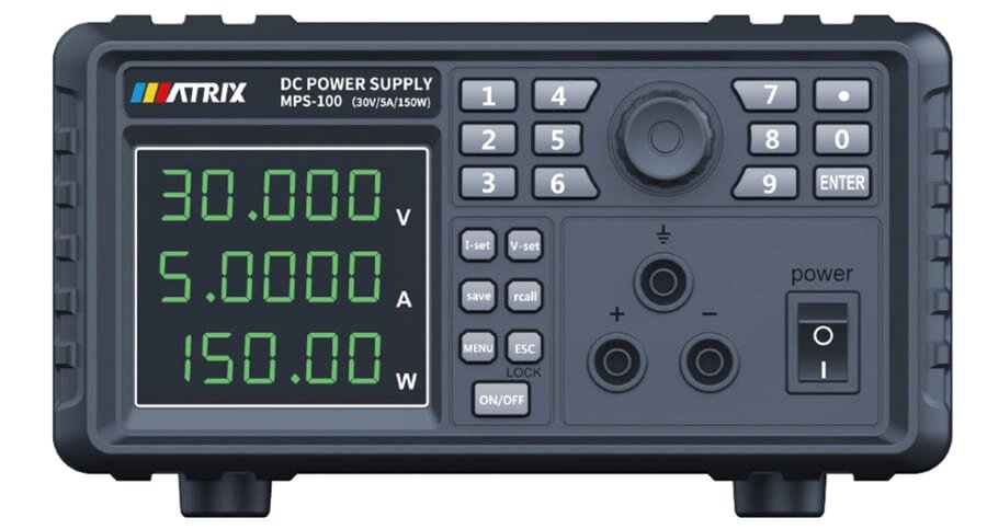 Лабораторные источники питания Matrix MPS-100 Источник питания постоянного тока от компании ООО ТК «Олдис» - фото 1