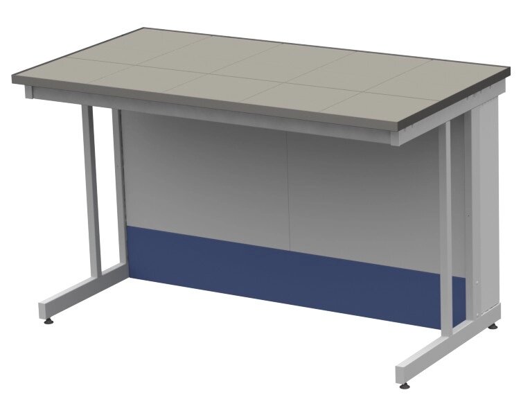 Лабораторные столы ЛОИП Стол пристенный низкий на рамном основании (комплектация стеллажом невозможна) ЛАБ-PRO СПЦн от компании ООО ТК «Олдис» - фото 1
