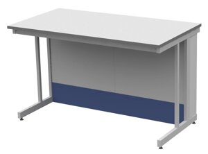 Лабораторные столы ЛОИП Стол пристенный низкий на рамном основании (комплектация стеллажом возможна) ЛАБ-PRO СПЦн