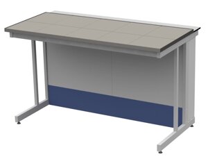 Лабораторные столы ЛОИП Стол пристенный низкий на рамном основании (комплектация стеллажом возможна) ЛАБ-PRO СПКн
