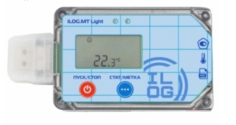 Логгеры iLOGGERS iLOG. Mt Light Терморегистратор (многоразовый) (С поверкой) от компании ООО ТК «Олдис» - фото 1