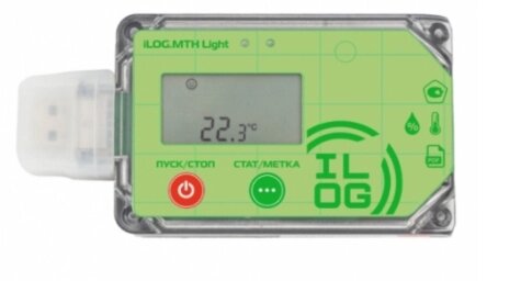 Логгеры iLOGGERS iLOG. Mth Light Терморегистратор (многоразовый) (С поверкой) от компании ООО ТК «Олдис» - фото 1