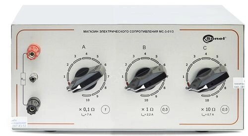 Магазины сопротивлений Sonel S. A. МС-3-100/3 Магазин электрического сопротивления (С поверкой) от компании ООО ТК «Олдис» - фото 1