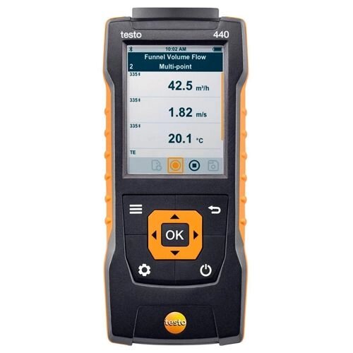 Многофункциональные приборы Testo testo 440 dP Прибор для измерения скорости воздуха и оценки качества воздуха в от компании ООО ТК «Олдис» - фото 1