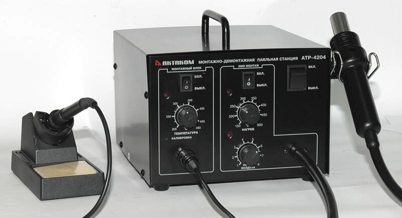 Многофункциональные ремонтные паяльные станции Актаком Многофункциональная ремонтная паяльная станция АТР-4204 от компании ООО ТК «Олдис» - фото 1