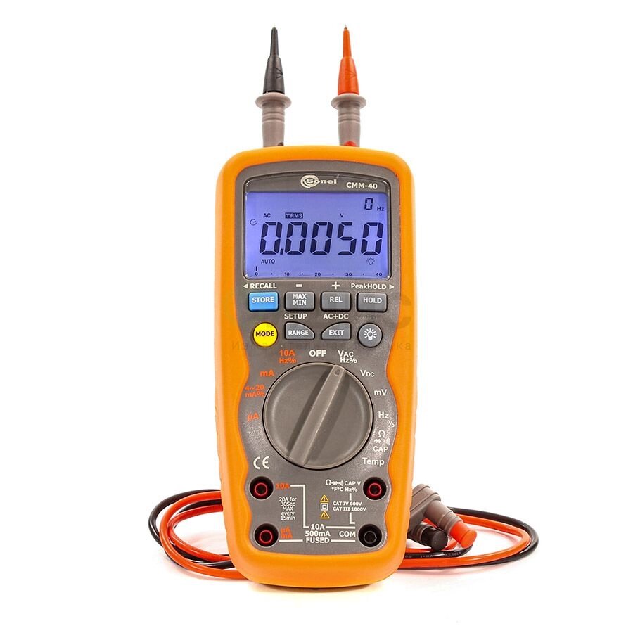 Мультиметры Sonel S. A. CMM-40 Мультиметр цифровой (С поверкой) от компании ООО ТК «Олдис» - фото 1