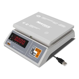 Настольные весы Mertech Фасовочные настольные весы M-ER 326 AFU-15.1 Post II LED USB-COM