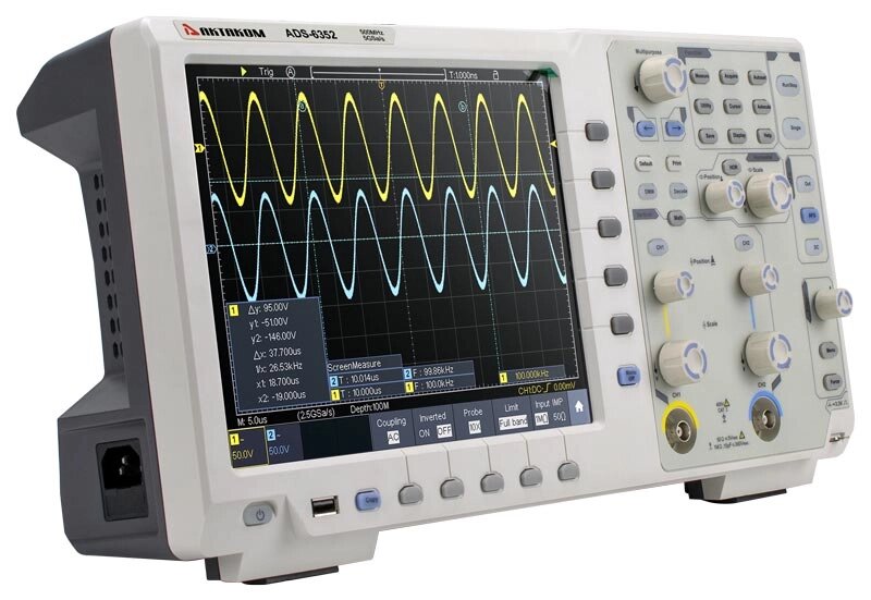 Осциллографы Актаком Осциллограф цифровой ADS-6352 от компании ООО ТК «Олдис» - фото 1
