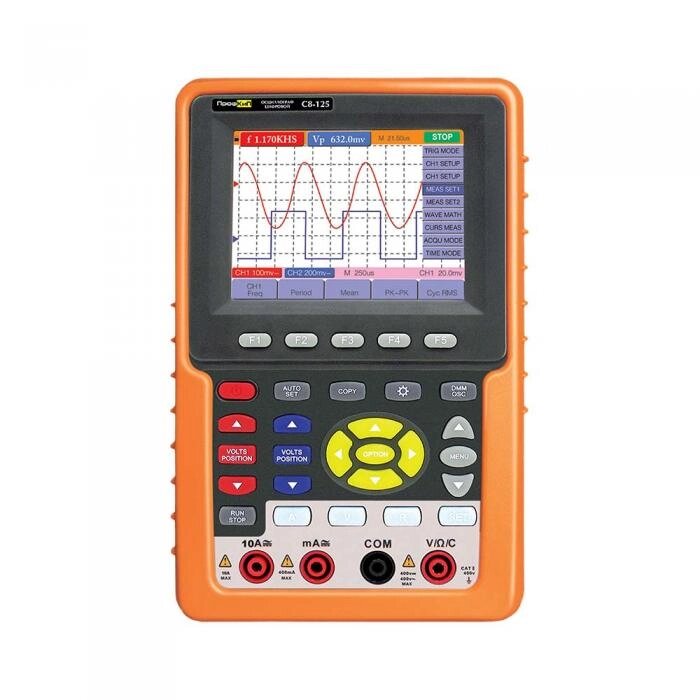Осциллографы-мультиметры портативные (скопметры) Осциллограф-мультиметр портативный ПрофКИП С8-125 от компании ООО ТК «Олдис» - фото 1