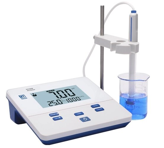 PH-метры MT Measurement PH100B - Настольный анализатор с электродом Е-201F (С поверкой) от компании ООО ТК «Олдис» - фото 1