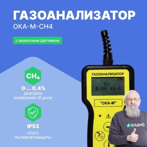 Газоанализаторы переносные ОКА-92МТ Информаналитика ОКА-М-CH4 Газоанализатор переносной (кабель 6 м) (С поверкой)