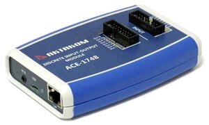 Приборы дистанционного контроля и управления Актаком Модуль USB/LAN дискретного ввода-вывода 8-канальный АСЕ-1748