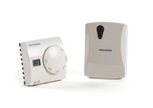 Термостаты Бастион Беспроводной комнатный термостат TEPLOCOM TS-2AA/3A RF2