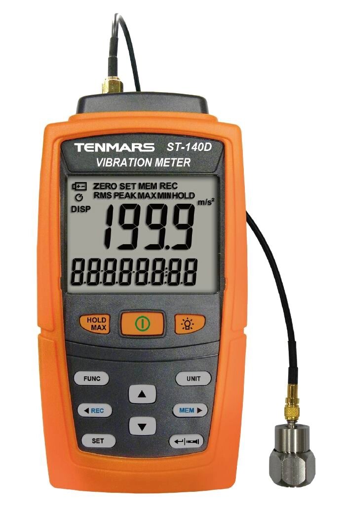 Портативные виброметры Tenmars Измеритель параметров вибрации ST-140D от компании ООО ТК «Олдис» - фото 1