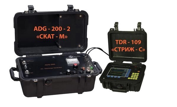 Рефлектометры ЭРСТЕД TDR-109 СТРИЖ-С + ADG-200-2 СКАТ-М Комплект дистанционной локализации (С поверкой) от компании ООО ТК «Олдис» - фото 1