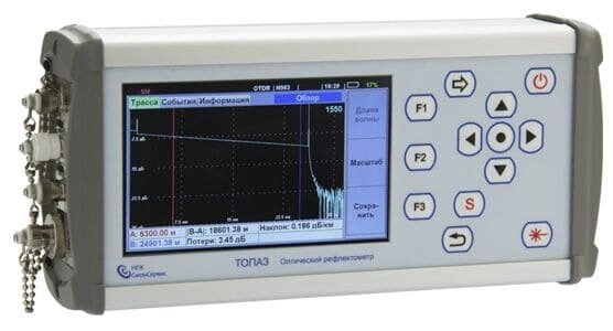 Рефлектометры СвязьСервис НПК ТОПАЗ-9400-A-31-49-55-62-PMH Рефлектометр (С поверкой) от компании ООО ТК «Олдис» - фото 1