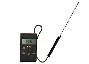 Термометры ЭКСИС ИТ-17 К-03 (4-300) Термометр контактный цифровой с выносным датчиком диаметр 4 мм, зонд 300 мм (С