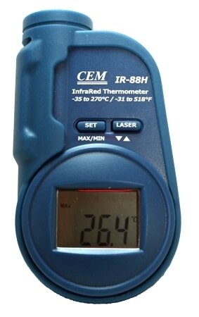 Термометры инфракрасные (Пирометры) CEM Industries CEM IR-88H Пирометр (С поверкой)