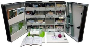 Учебные комплекты Крисмас+ ШХЭЛ школьная портативная химико-экологическая лаборатория, комплектация (1+1)