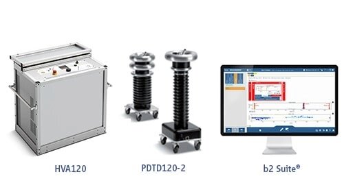 Высоковольтное оборудование b2 electronic GmbH Cистема измерения частичных разрядов PD120 (120кВ) от компании ООО ТК «Олдис» - фото 1