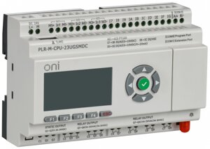 Микро плк PLR-M. CPU с GSM DI10/PT3/DO08(R)/02(T) 24в DC ONI