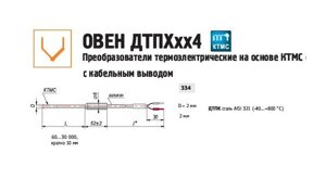 Преобразователь термоэлектрический ДТПК334-06.2000/0,5С. 1