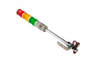 Светосигнальная колонна с зуммером, 220В AC, LED, красный/желтый/зеленый MT45-RYG220B