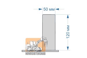 Палец 50х120 в Новосибирской области от компании НовосибТехСнаб