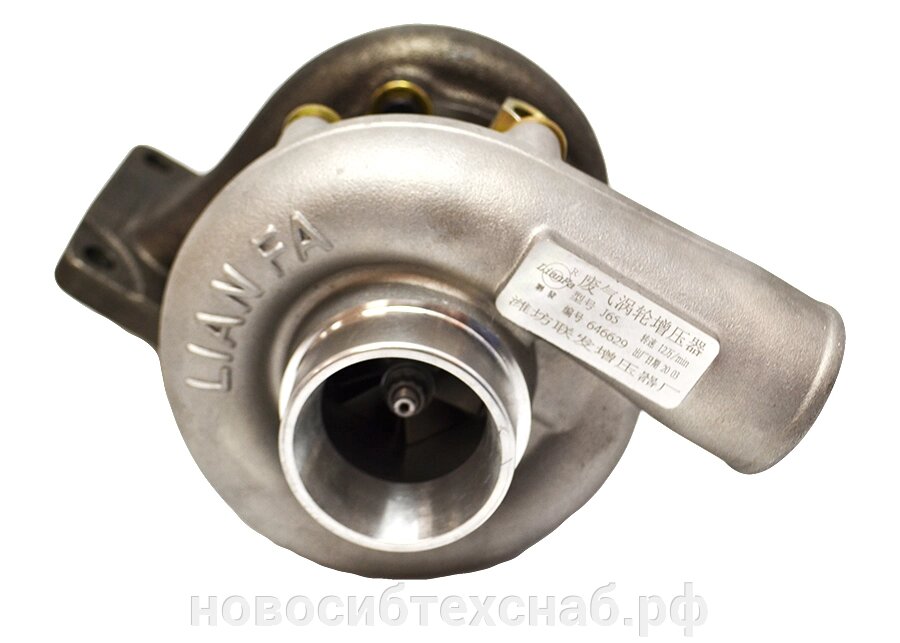 Турбокомпрессор J65, для дизельного двигателя ZHAZG1 от компании НовосибТехСнаб - фото 1