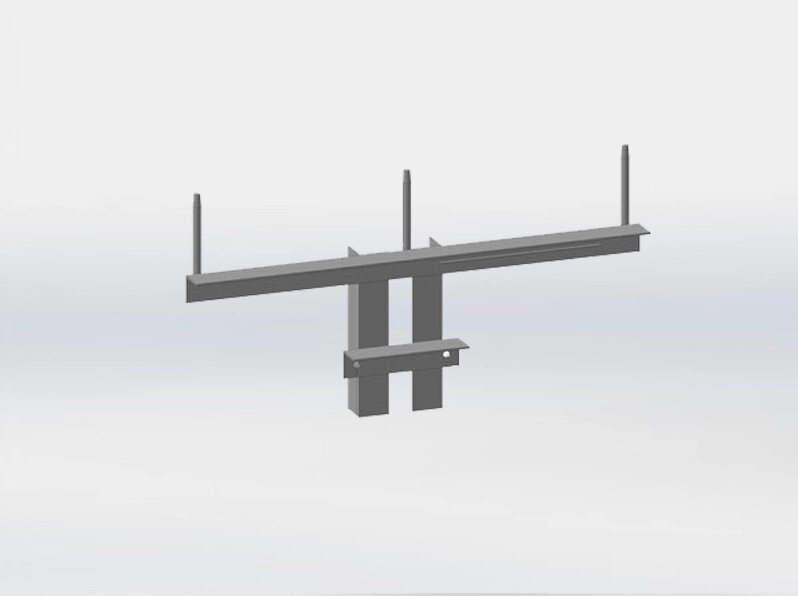 Траверса ТМ-64 на 3 изолятора от компании ООО "МЦК" Межрегиональный центр комплектации - фото 1