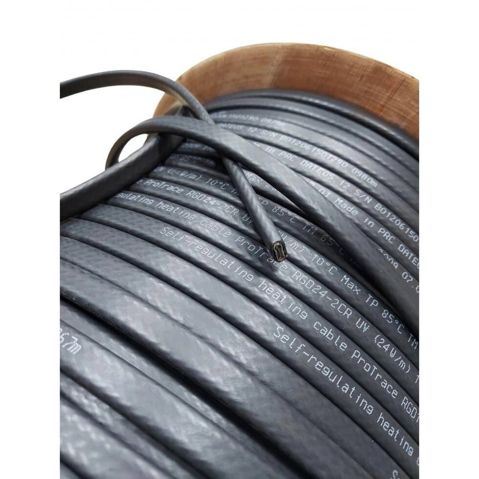 Греющий кабель RGD 24-2CR c Уф-защитой от компании Тепларм - Теплый пол, Греющий кабель, Системы обогрева - фото 1