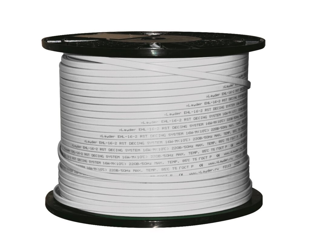 Греющий кабель xLayder EHL16-2CT внутрь трубы с питьевой водой, 16 Вт/м от компании Тепларм - Теплый пол, Греющий кабель, Системы обогрева - фото 1