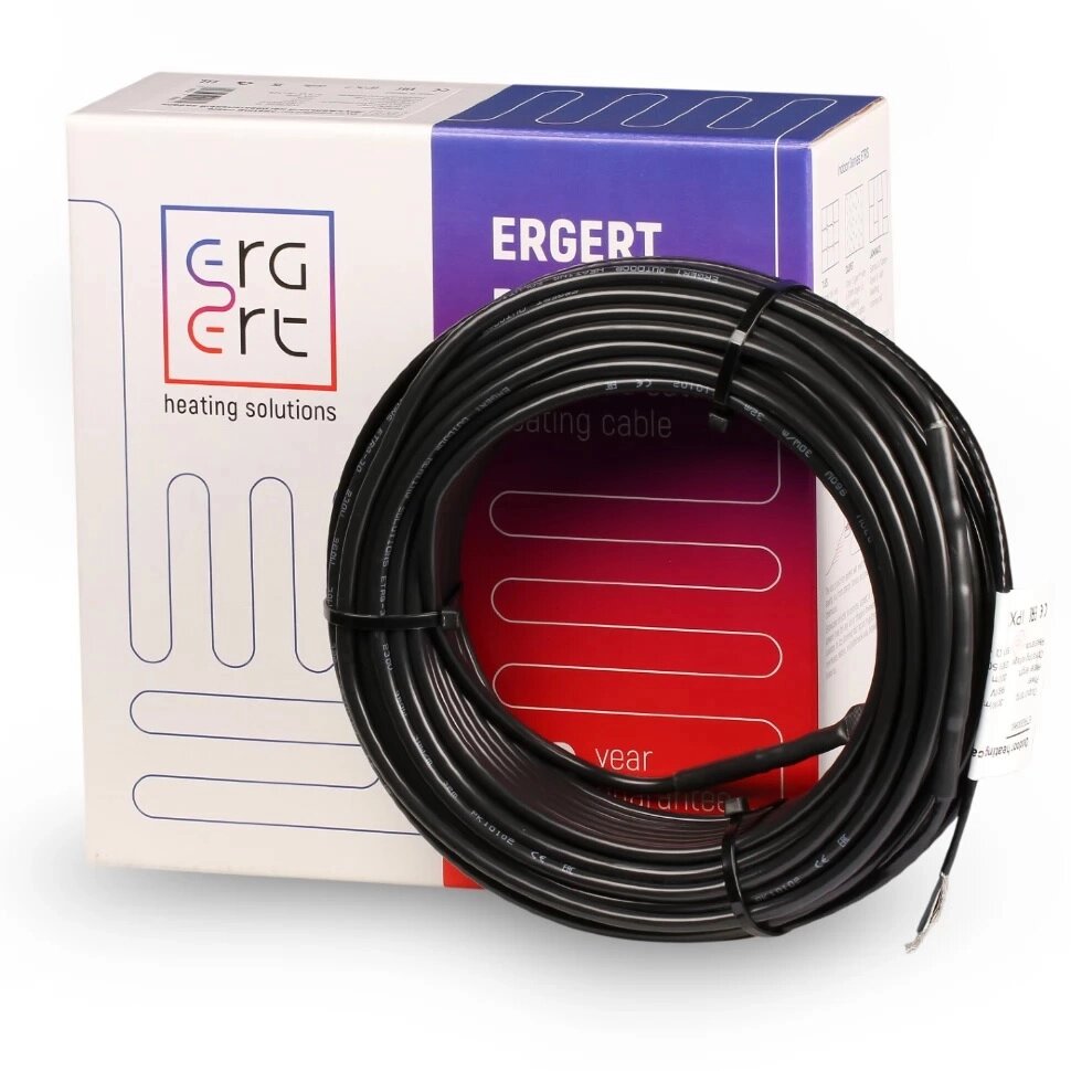 Кабель нагревательный Ergert ETRG-30 112 м 3360 Вт Resistive Gutter двужильный резистивный ETRG3003360 от компании Тепларм - Теплый пол, Греющий кабель, Системы обогрева - фото 1