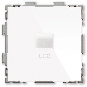 Розетка USB 2.1А белая CGSS "Практика" PL-W201U-WCG