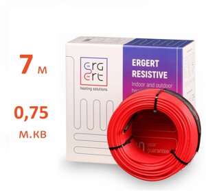 Греющий кабель Ergert ETRS-18 135 Вт 7 м в стяжку (0,75 м. кв), ETRS1800135