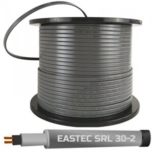 Греющий кабель Eastec SRL 30-2 самрег для обогрева труб, 30 Вт