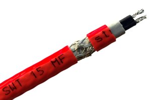 Греющий кабель Shtein SWT-15 MF Red в трубу саморегулирующий, 15 Вт/м
