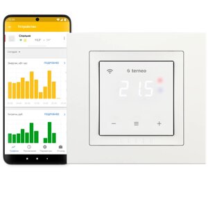 Терморегулятор Terneo SX unic Белый в Санкт-Петербурге от компании Тепларм - Теплый пол, Греющий кабель, Системы обогрева